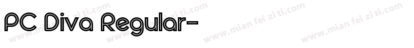 PC Diva Regular字体转换